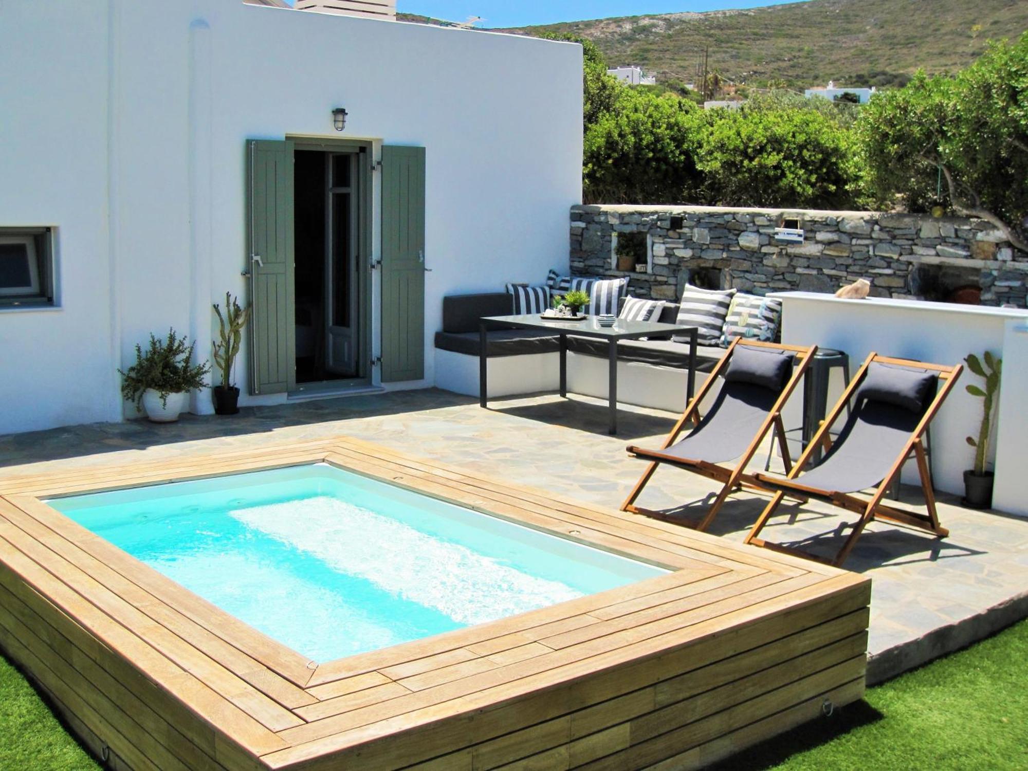 The Old Barn, Naousa Paros Villa Exterior photo